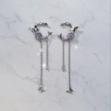 Load image into Gallery viewer, Lavender Moon Earrings