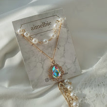 Load image into Gallery viewer, Magic Teardrops Layered Necklace - Aurora