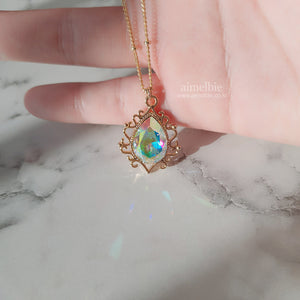 Magic Teardrops Layered Necklace - Aurora