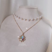 Load image into Gallery viewer, Magic Teardrops Layered Necklace - Aurora