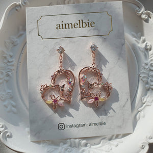 Floral Heart Dream Earrings