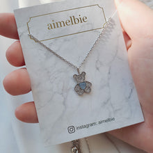 Load image into Gallery viewer, Baby Bear Necklace - Powder Grey Blue