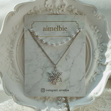 Load image into Gallery viewer, Daisy Layered Necklace - Silver