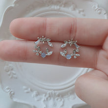 Load image into Gallery viewer, Light Blue Fairy Moon Earrings