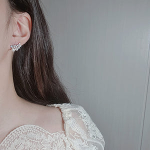 Pearl and Jewel Wing Earrings
