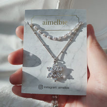 Load image into Gallery viewer, Daisy Layered Necklace - Silver