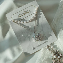 Load image into Gallery viewer, Daisy Layered Necklace - Silver