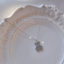 Load image into Gallery viewer, Baby Bear Necklace - Powder Grey Blue