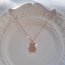 Load image into Gallery viewer, Baby Bear Necklace - Pink