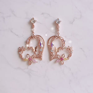 Floral Heart Dream Earrings