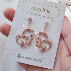 Floral Heart Dream Earrings