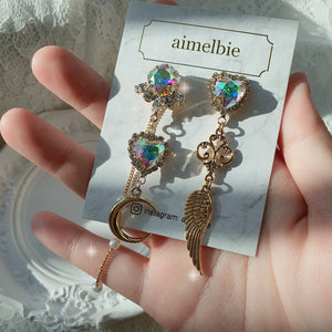 Aurora Lunar Angel Earrings