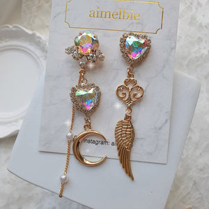 Aurora Lunar Angel Earrings