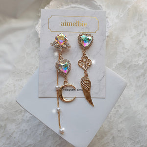 Aurora Lunar Angel Earrings