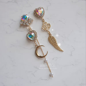 Aurora Lunar Angel Earrings