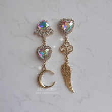 Load image into Gallery viewer, Aurora Lunar Angel Earrings