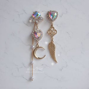 Aurora Lunar Angel Earrings