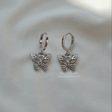 Load image into Gallery viewer, The Little Butterfly Huggies Earrings