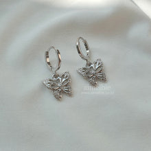 Load image into Gallery viewer, The Little Butterfly Huggies Earrings