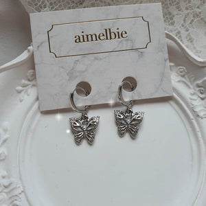 The Little Butterfly Huggies Earrings