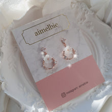 Load image into Gallery viewer, Baby Cherry Blossom Earrings - White