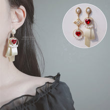 Load image into Gallery viewer, Ruby Love Wizard Earrings (Weeekly Jaehee, Soeun Earrings)