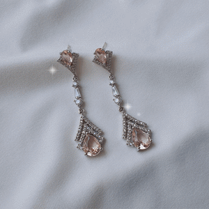 Teardrops of Mermaid Earrings - Champagne Pink