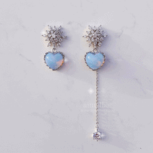 Load image into Gallery viewer, Winter Love Spell Earrings - Simple (Light Blue)
