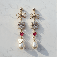 Load image into Gallery viewer, Heart Princess Earrings (Weeekly Jihan Earrings)