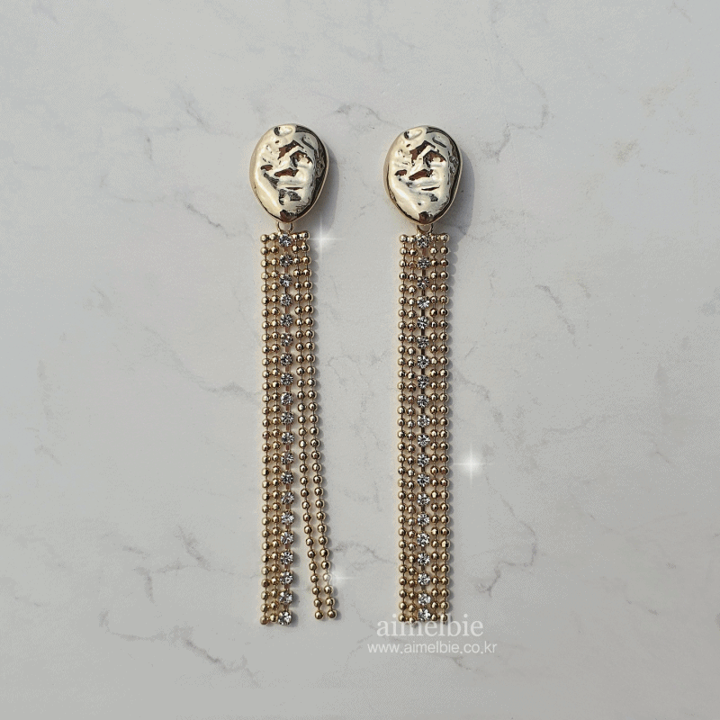 Gold Shower Earrings