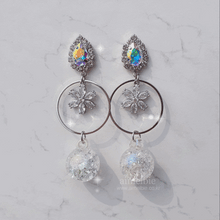 Load image into Gallery viewer, Icy Bloom Earrings - Rainbow (Han Hyojoo Earrings)