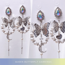 Load image into Gallery viewer, Queen Butterfly Earrings