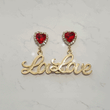 Load image into Gallery viewer, Love Earrings