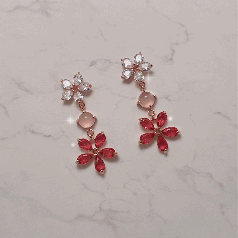 Sweet Fuchsia Earrings