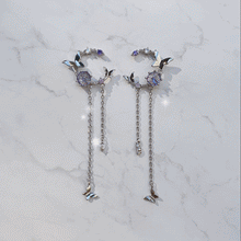 Load image into Gallery viewer, Lavender Moon Earrings