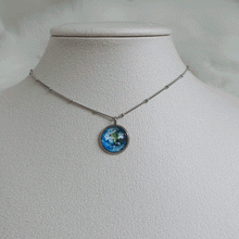 Load image into Gallery viewer, Solar System Planets Series - The Earth Semi Choker