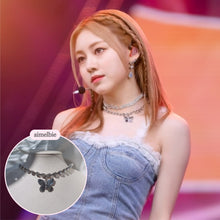 Load image into Gallery viewer, Bling Butterfly Choker Necklace (Rocket Punch Dahyun Necklace)