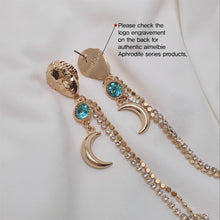 Load image into Gallery viewer, Aphrodite Series - Under the Moonlight Earrings (Aqua ver.)