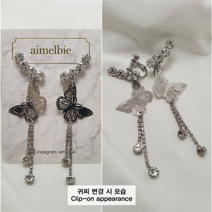 Butterfly Elf Queen Earrings (Woo!ah! Nana, Kep1er Xiaoting Earrings)