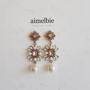 Elizabeth earrings - Pink