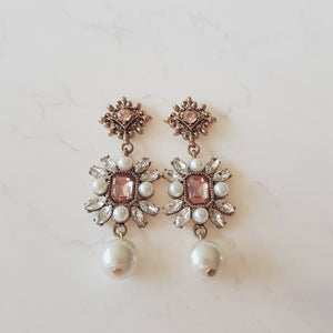 Elizabeth earrings - Pink