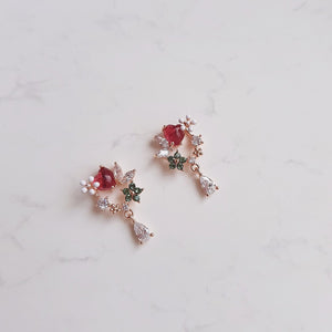 Morning Dew Earrings - Pink