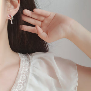Morning Dew Earrings - Pink