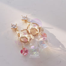 Load image into Gallery viewer, Bubble Unicorn Wonderland Earrings - Pink (Weki Meki Yoojung Earrings)