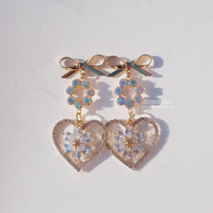 Aurora Princess Earrings (fromis_9 Hayoung, Weki Meki Rina earrings)