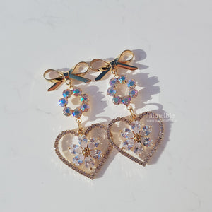 Aurora Princess Earrings (fromis_9 Hayoung, Weki Meki Rina earrings)