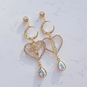 Angelic Moon Earrings (Weki Meki Sei, Yukika Earrings)