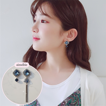 Load image into Gallery viewer, Deep Ocean Treasure Earrings