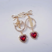 Load image into Gallery viewer, Cupid&#39;s Heart Earrings