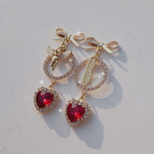 Load image into Gallery viewer, Cupid&#39;s Heart Earrings